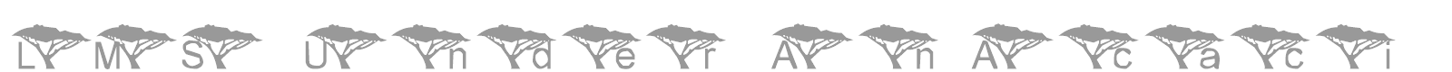LMS Under An Acacia Tree font preview
